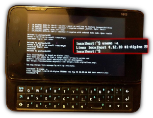 N900 running mainline kernel